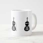 Ontspan hier de Violin Player Grote Koffiekop (Voorkant rechts)