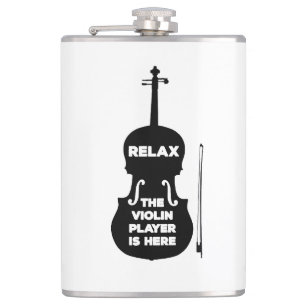 Ontspan hier de Violin Player Heupfles