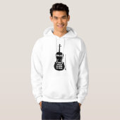 Ontspan hier de Violin Player Hoodie (Voorkant volledig)