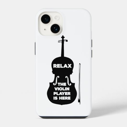 Ontspan hier de Violin Player iPhone Hoesje (Achterkant)