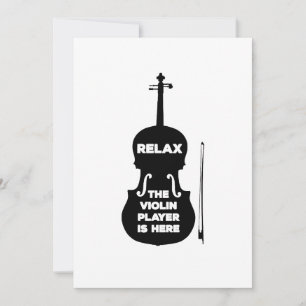 Ontspan hier de Violin Player Kaart