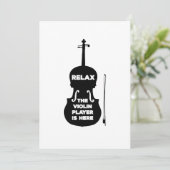 Ontspan hier de Violin Player Kaart (Staand voorkant)