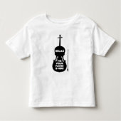 Ontspan hier de Violin Player Kinder Shirts (Voorkant)