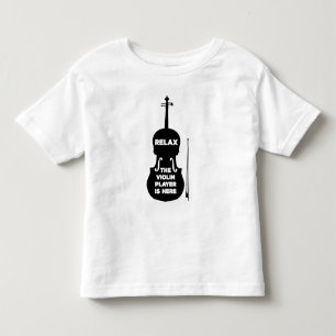 Ontspan hier de Violin Player Kinder Shirts