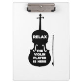 Ontspan hier de Violin Player Klembord (Voorkant)