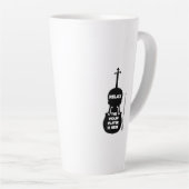 Ontspan hier de Violin Player Latte Mok (Rechterhoek)