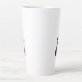 Ontspan hier de Violin Player Latte Mok (Voorkant)