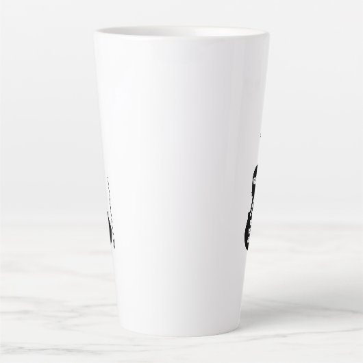 Ontspan hier de Violin Player Latte Mok (Voorkant)