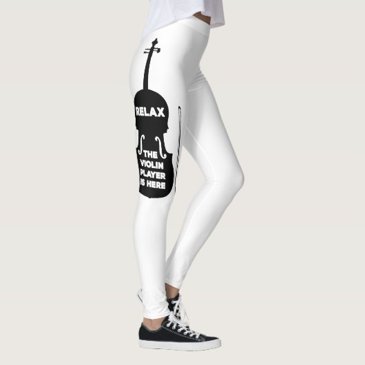 Ontspan hier de Violin Player Leggings (Rechts)