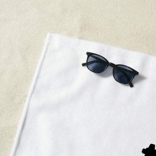 Ontspan hier de Violin Player Strandlaken (In situ)