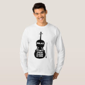 Ontspan hier de Violin Player T-shirt (Voorkant volledig)