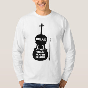 Ontspan hier de Violin Player T-shirt