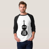 Ontspan hier de Violin Player T-shirt (Voorkant volledig)