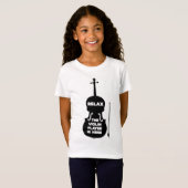 Ontspan hier de Violin Player T-shirt (Voorkant volledig)