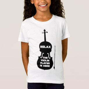 Ontspan hier de Violin Player T-shirt