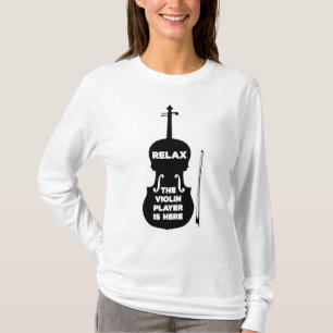 Ontspan hier de Violin Player T-shirt