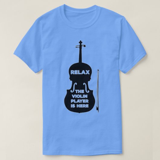Ontspan hier de Violin Player T-shirt (Design voorkant)
