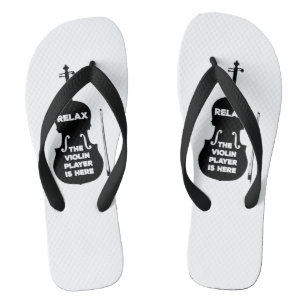 Ontspan hier de Violin Player Teenslippers