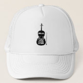Ontspan hier de Violin Player Trucker Pet (Voorkant)