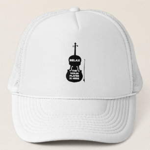 Ontspan hier de Violin Player Trucker Pet