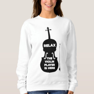 Ontspan hier de Violin Player Trui