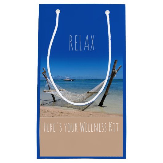 Ontspan - Hier is uw Wellness Kit Gift Bag Klein Cadeauzakje (Voorkant)