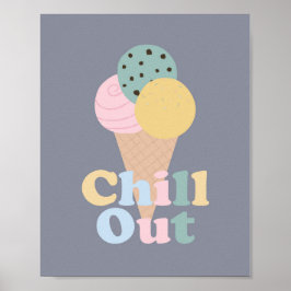 Ontspan ijs poster