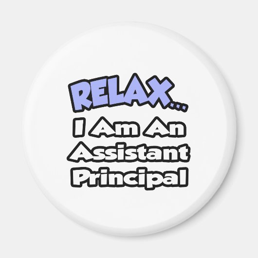 Ontspan...ik ben assistent-directeur magneet (Voorkant)