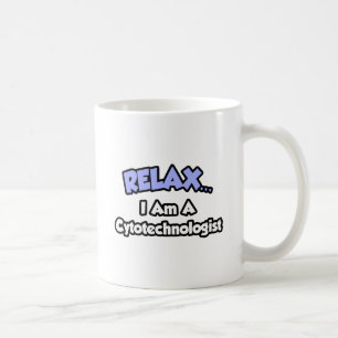 Ontspan.. Ik ben een cytotechnoloog Koffiemok
