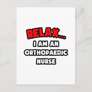 Ontspan... Ik ben orthopedisch verpleegkundige Briefkaart