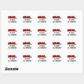Ontspan... Ik ben piloot Ronde Sticker (Vel)