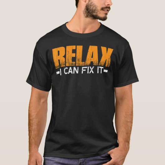 Ontspan ik kan het oplossen — t-shirt (Voorkant)