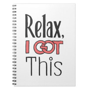 Ontspan, ik regel dit notitieboek