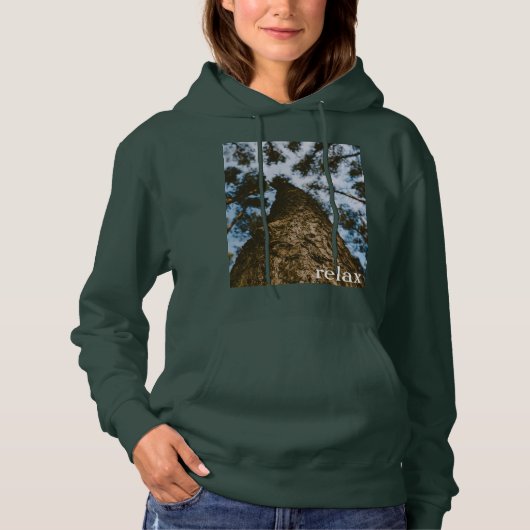 Ontspan in het bos hoodie (Voorkant)