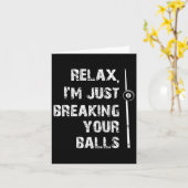 Ontspan in het breken van uw biljart voor poolspel kaart (Gele Bloem)