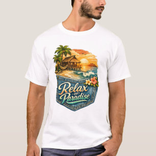 Ontspan in het Paradijs – Tropisch Ontsnappen Basi T-shirt