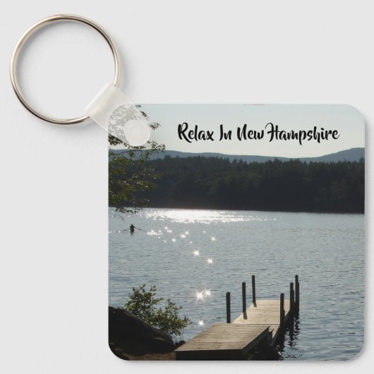 Ontspan in New Hampshire Sleutelhanger (Voorkant)