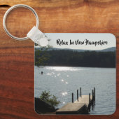 Ontspan in New Hampshire Sleutelhanger (Voorkant)