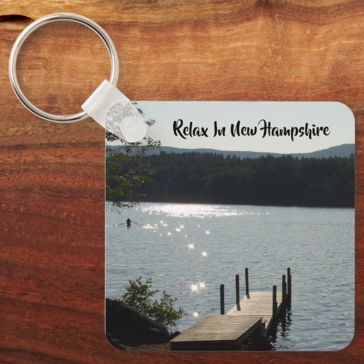 Ontspan in New Hampshire Sleutelhanger (Voorkant)