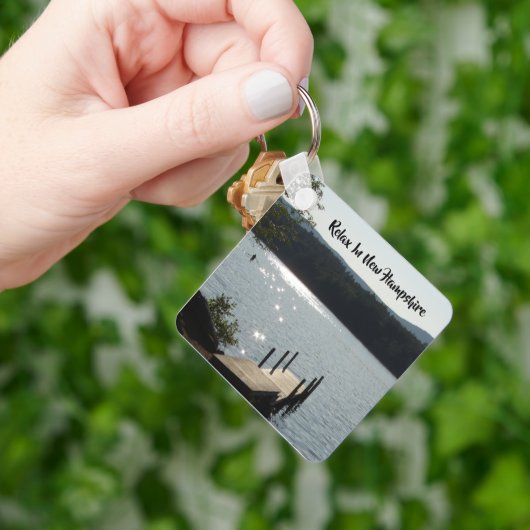 Ontspan in New Hampshire Sleutelhanger (Hand)