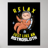 Ontspan je als een astronaut poster (Voorkant)