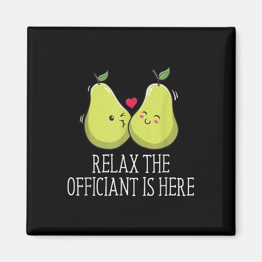 Ontspan je dat de ambtenaar hier is voor de eerste magneet (Voorkant)