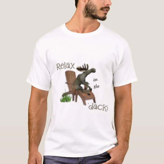 Ontspan je in de "dacks" t-shirt (Voorkant)