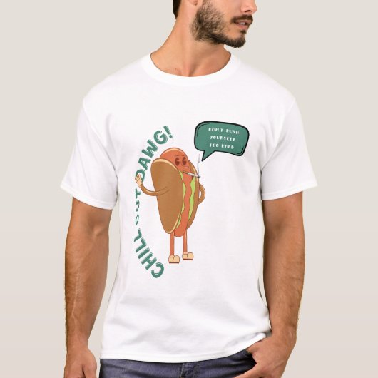 Ontspan je, maat t-shirt (Voorkant)