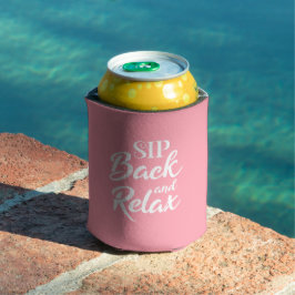 Ontspan je met een drankje Roze Blikjeskoeler