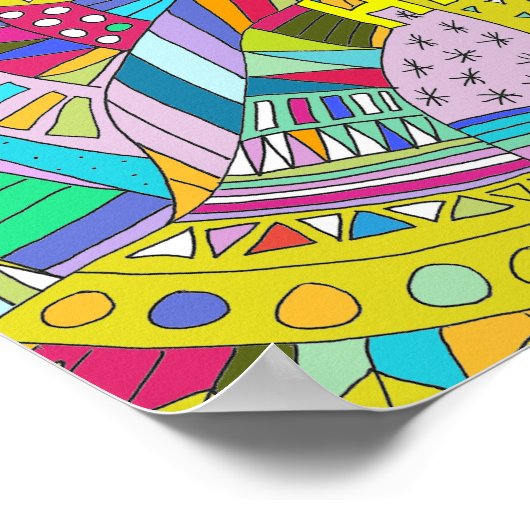 Ontspan je met het plezier Gezegden uitverkoren Poster (Hoek)