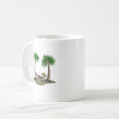 Ontspan je op het strand koffiemok (Voorkant links)