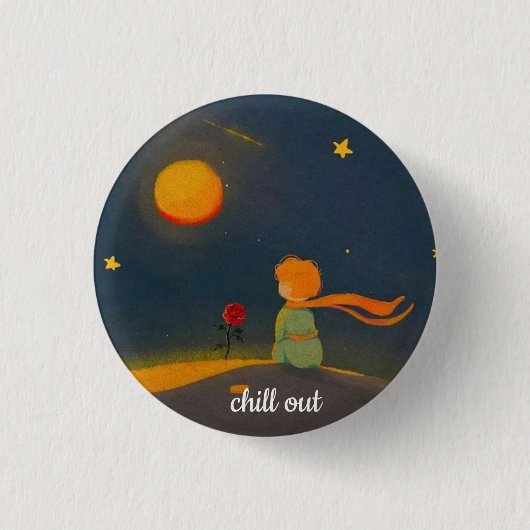 ontspan je ronde button 3,2 cm (Voorkant)