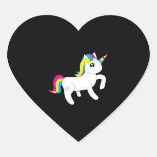 Ontspan je Unicorn Hart Sticker