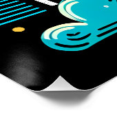 Ontspan je vleugels Verover de hemel, Richt hoog Perfect Poster (Hoek)